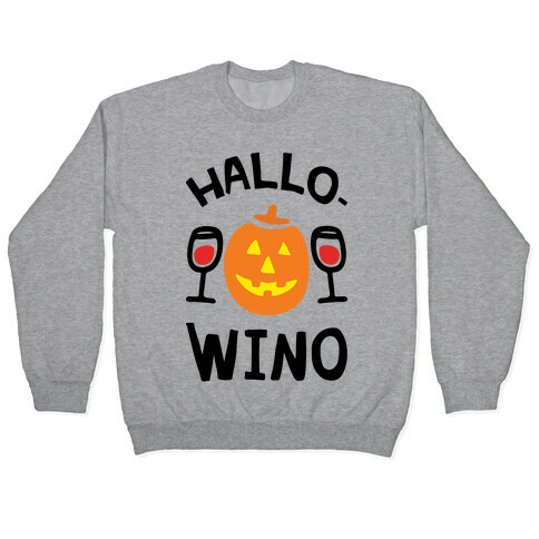 Hallo-Wino Pumpkin Pullover