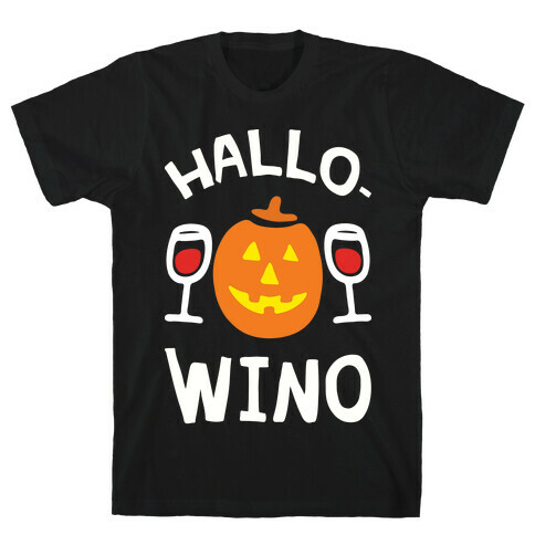 Hallo-Wino Pumpkin T-Shirt