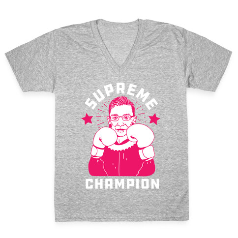 Supreme Champion RBG V-Neck Tee Shirt