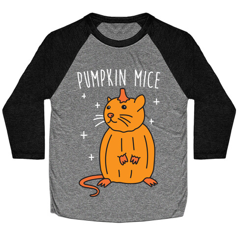 Pumpkin Mice Baseball Tee