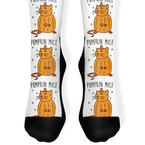 Pumpkin Mice Sock