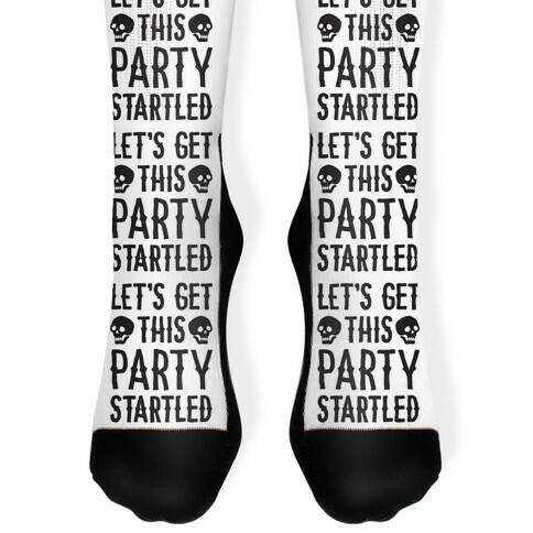 Let's Get This Party Startled Sock