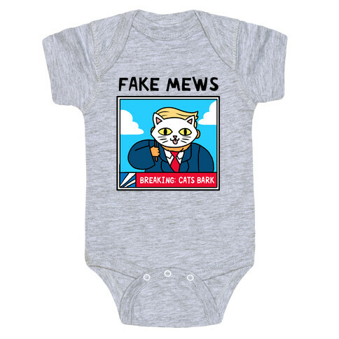 Fake Mews Baby One-Piece