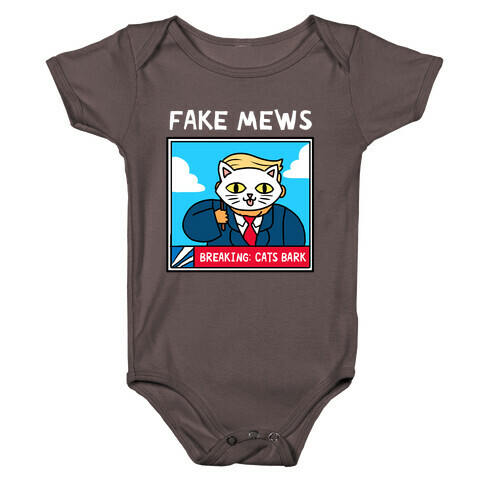 Fake Mews Baby One-Piece