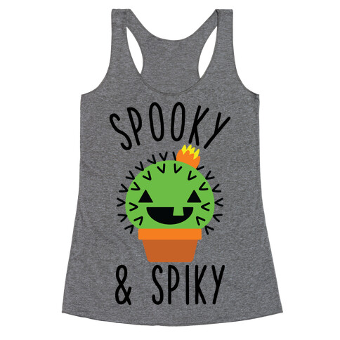 Spooky and Spiky Racerback Tank Top