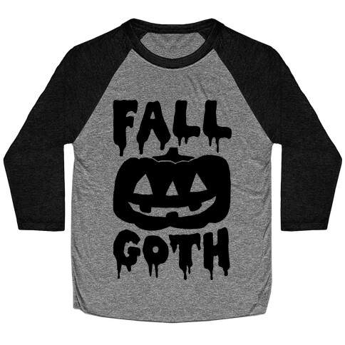 Fall Goth Baseball Tee