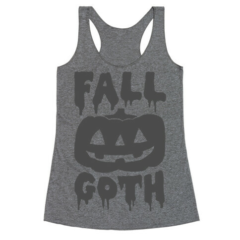 Fall Goth Racerback Tank Top