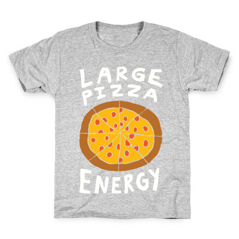 Large Pizza Energy Kids T-Shirt