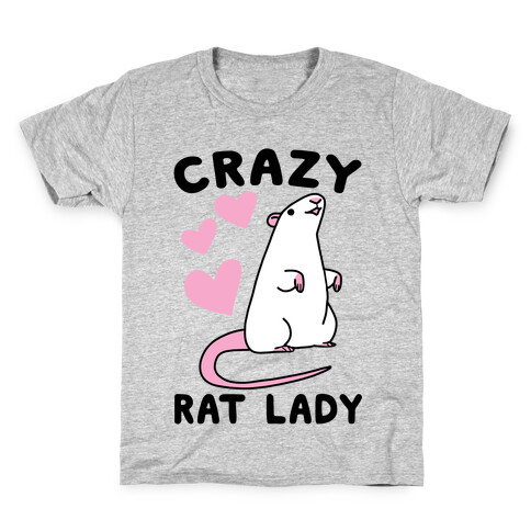 Crazy Rat Lady Kids T-Shirt