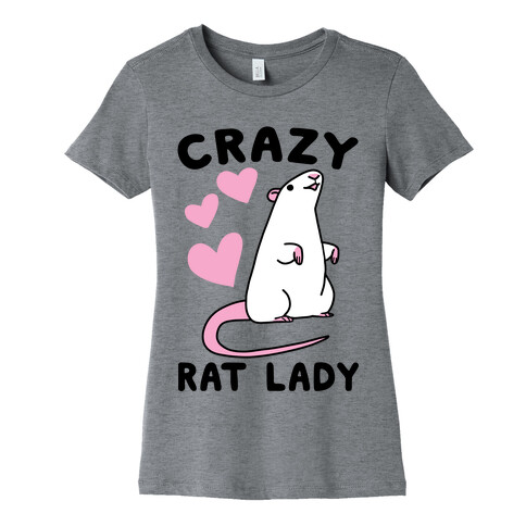 Crazy Rat Lady Womens T-Shirt