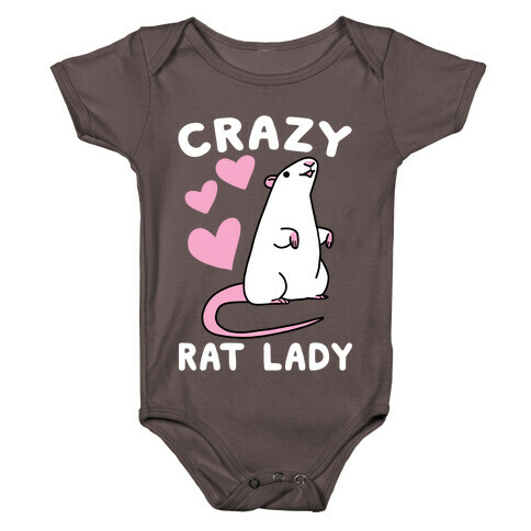 Crazy Rat Lady Baby One-Piece