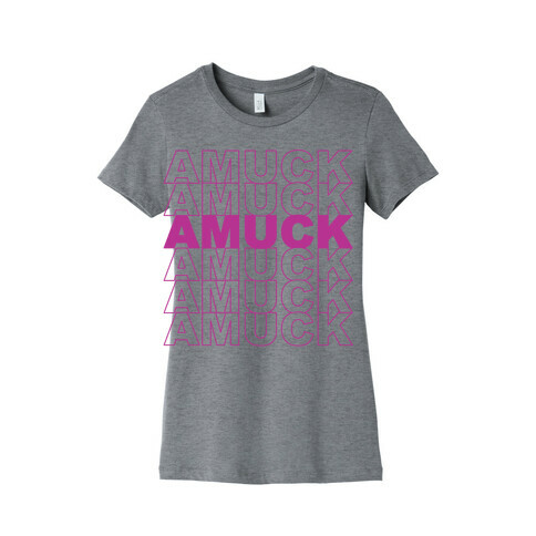 Amuck Amuck Amuck Thank You Hocus Pocus Parody White Print Womens T-Shirt