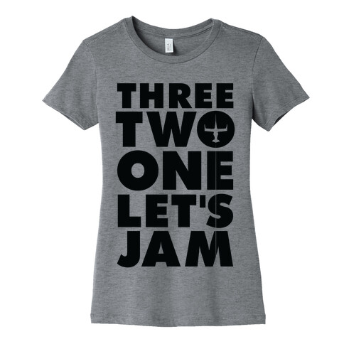 Three Two One Let's Jam Cowboy Bebop Womens T-Shirt