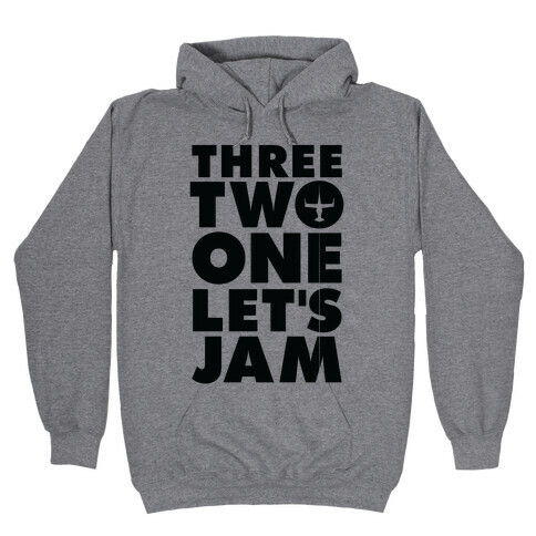 Three Two One Let's Jam Cowboy Bebop Hooded Sweatshirt