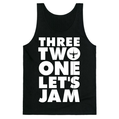 Three Two One Let's Jam Cowboy Bebop Tank Top