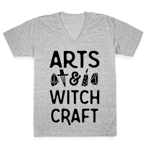 Arts And Witchcraft V-Neck Tee Shirt
