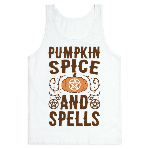 Pumpkin Spice and Spells Tank Top