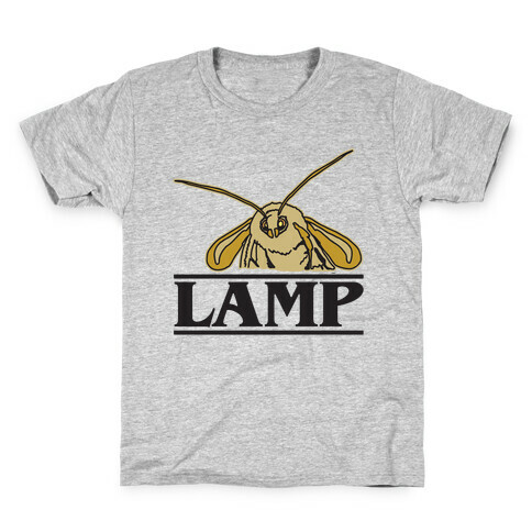 Lamp Moth Stranger Things Parody Kids T-Shirt