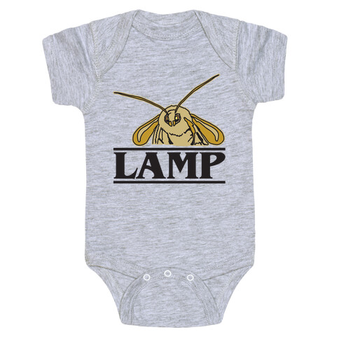 Lamp Moth Stranger Things Parody Baby One-Piece