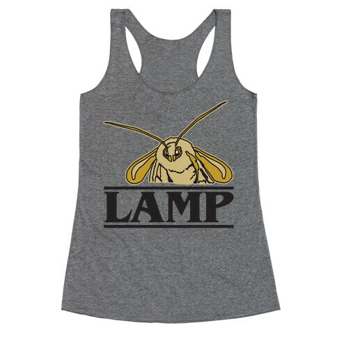 Lamp Moth Stranger Things Parody Racerback Tank Top