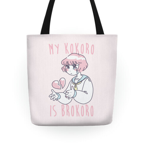 My Kokoro is Brokoro Tote