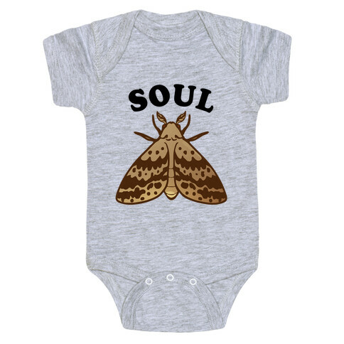 Moth & Lamp Soul Mates (1 of 2) Baby One-Piece