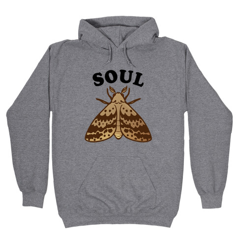 Moth & Lamp Soul Mates (1 of 2) Hooded Sweatshirt