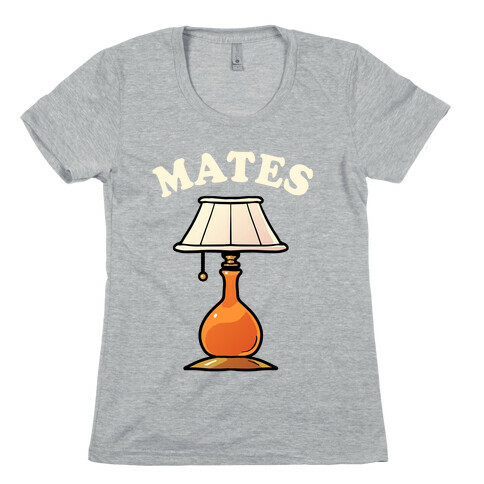 Moth & Lamp Soul Mates (2 of 2) Womens T-Shirt