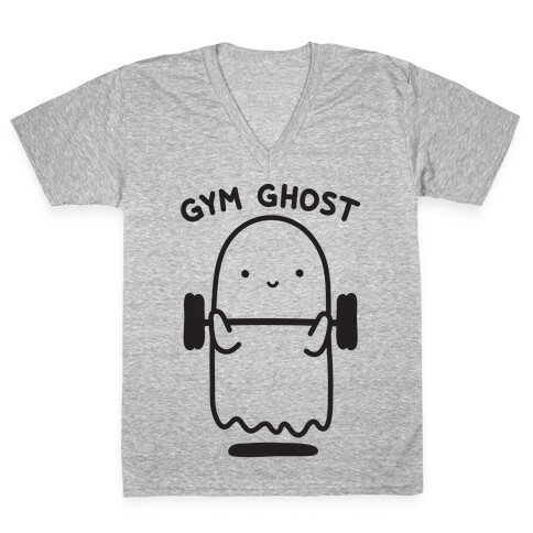 Gym Ghost V-Neck Tee Shirt