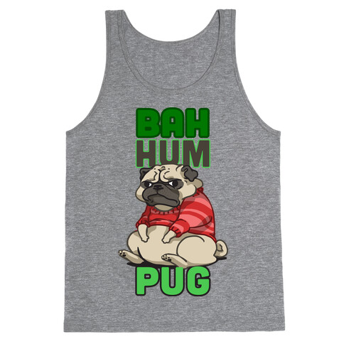 Bah Hum Pug Tank Top