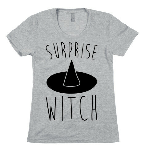 Surprise Witch Parody Womens T-Shirt
