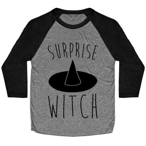 Surprise Witch Parody Baseball Tee