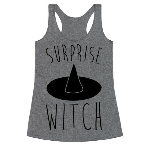 Surprise Witch Parody Racerback Tank Top