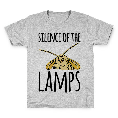 Silence of The Lamps Moth Parody Kids T-Shirt