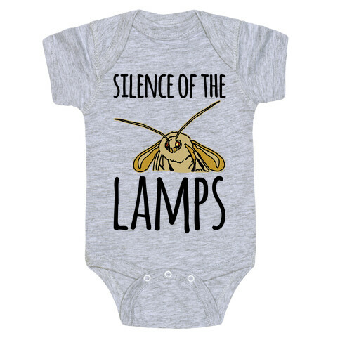 Silence of The Lamps Moth Parody Baby One-Piece