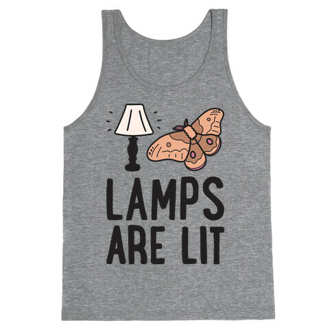 Lamps Are Lit Moth Tank Top