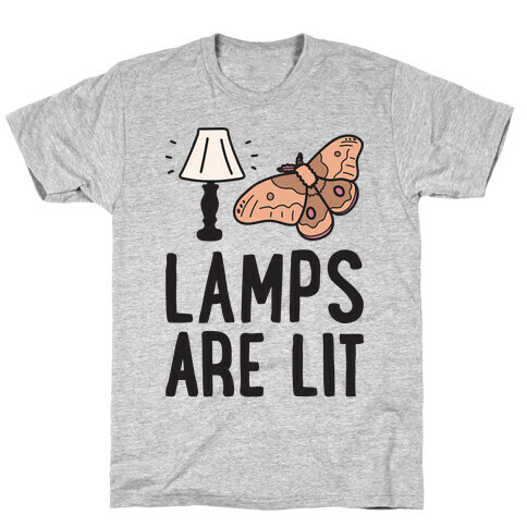 Lamps Are Lit Moth T-Shirt