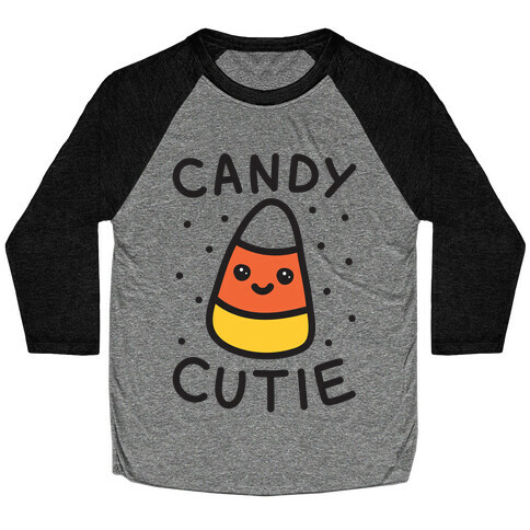 Candy Cutie Candy Corn Baseball Tee