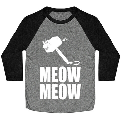 Meow Meow Baseball Tee