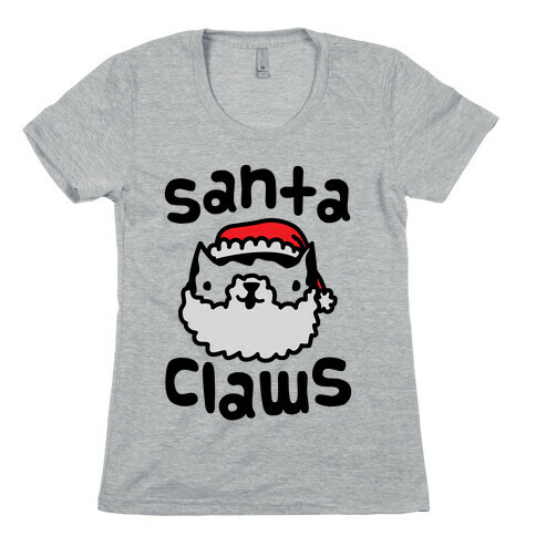 Santa Claws Womens T-Shirt