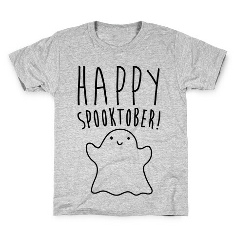 Happy Spooktober Halloween Parody Kids T-Shirt