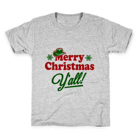 Merry Christmas Y'all! Kids T-Shirt