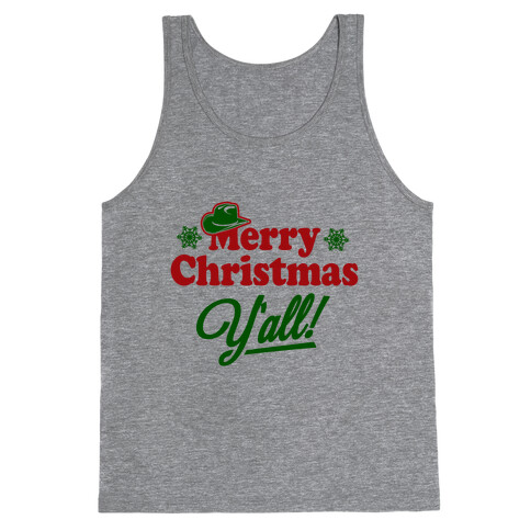 Merry Christmas Y'all! Tank Top