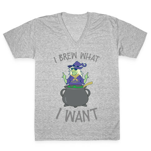 I Brew What I want V-Neck Tee Shirt