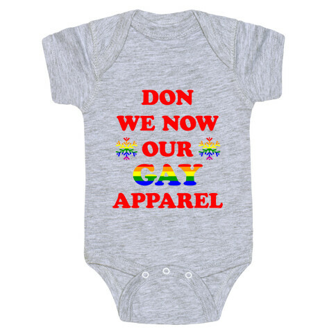Don We Now Our Gay Apparel Baby One-Piece