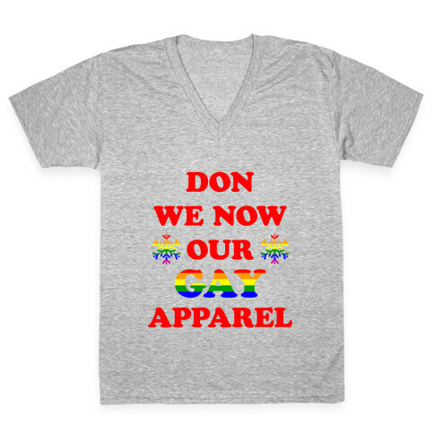 Don We Now Our Gay Apparel V-Neck Tee Shirt