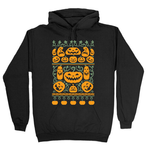 Ugly Pumpkin Sweater Hooded Sweatshirt