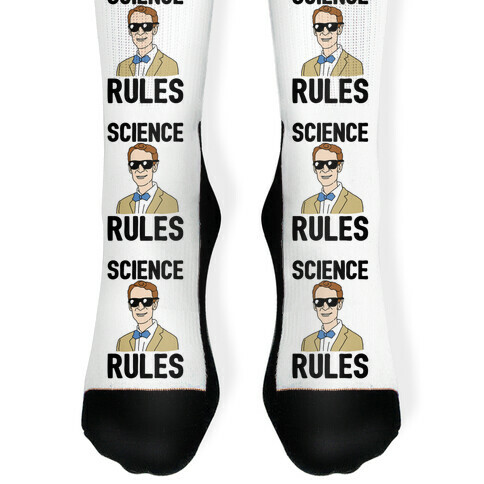 Science Rules Sock