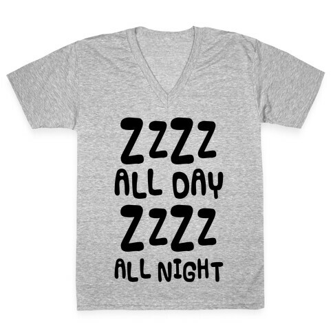 ZzZz All Day V-Neck Tee Shirt