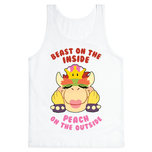 Beast On The Inside, Peach On The Outside Tank Top